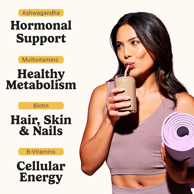 VitaHustle ONE Meal Replacement Shake - Plant Based Protein Powder by Kevin Hart - Vegan, Meal Replacement Powder with Superfoods, Vitamins, Adaptogens & Probiotics - Chocolate Flavor, 30 Servings