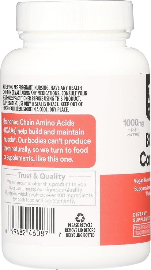 Whole Foods Market, BCAA Complex, 60 Count