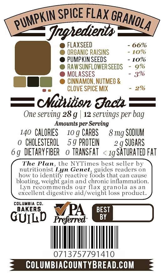 Flax Granola Bulk (Pumpkin Spice)