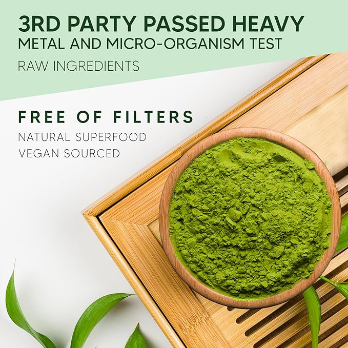 Moringa Powder - 1 lb - Organic Moringa Oleifera - 100% Raw and Pure Moringa Leaf Powder - Great for Drinks, Tea, Smoothies & Recipes - Food-Grade, Vegan, Resealable Stand-Up Bag
