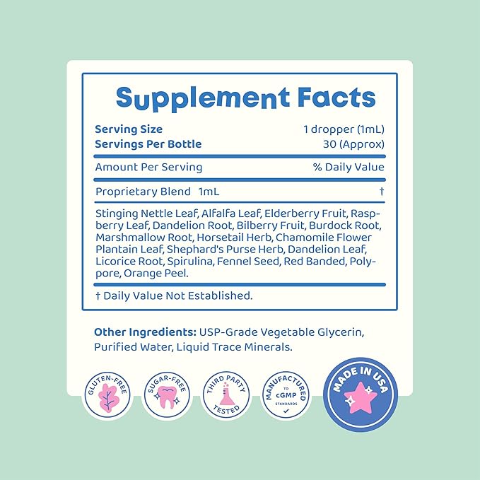 JoySpring Vital Vits - Kids Liquid Multivitamin - 1 fl oz (30 Servings) | Herbal Liquid Vitamins for Kids | Natural Flavor | Toddler Multivitamin with Elderberry, Spirulina, and More