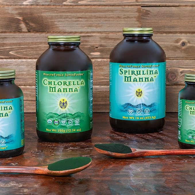 HealthForce SuperFoods Chlorella Manna - Powder - 350 Grams